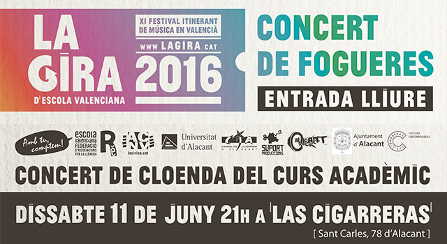 La Gira 2016 – Concert de Fogueres